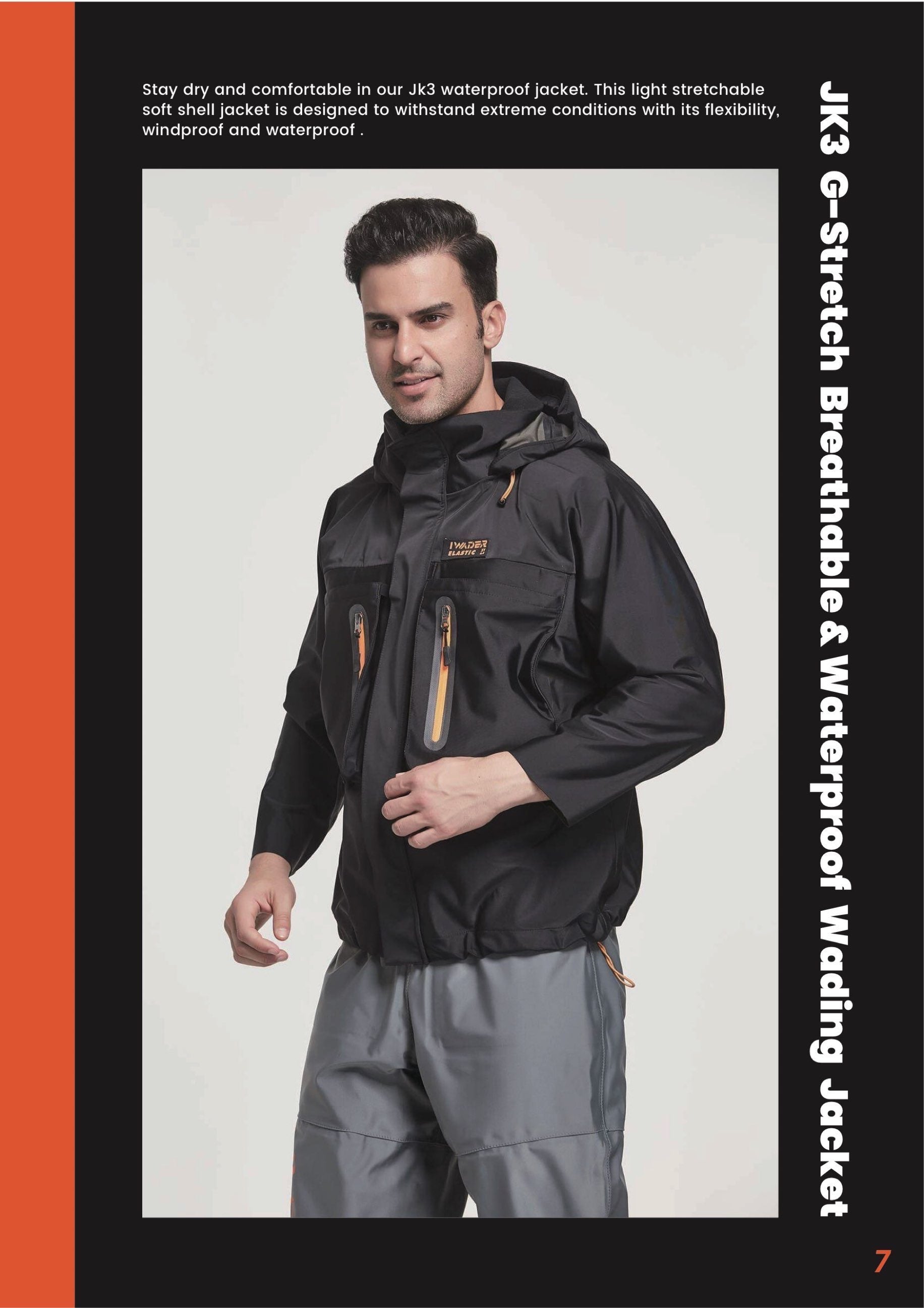 Waterproof hot sale wading jacket